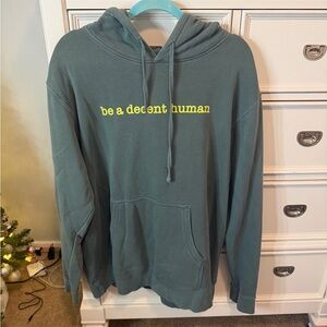 Barstool be a decent human hoodie